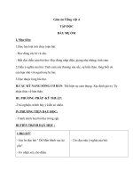 Giáo án tiếng việt 4 tuần 1 bài tập đọc   mẹ ốm 