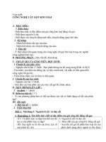 CÔNG NGHỆ cắt gọt KIM LOẠI 