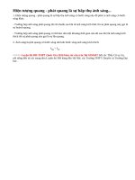 Lý thuyết Hiện tượng quang - phát quang