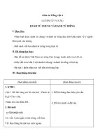 Giáo án tiếng việt 4 tuần 6 bài luyện từ và câu   danh từ chung và danh từ riêng 