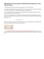 Lý thuyết Mẫu nguyên tử BO