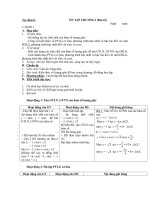 Giáo án toán 11   tự chọn 6 ôn tập CHƯƠNG i (đại số) 