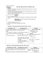 Giáo án toán 11   tự chọn 4, 5 bài tập một số PTLG THƯỜNG gặp 