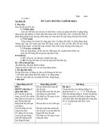 Giáo án toán 11   tự chọn 10 ôn tập CHƯƠNG i (HÌNH học) 