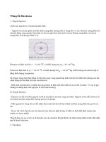 Lý thuyết về thuyết êlectron. Định luật bảo toàn điện tích.