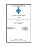 vận dụng mối quan hệ biện chứng giữa cơ sở hạ tầng và kiến trúc thượng tầng vào quá trình đổi mới ở tỉnh cà mau hiện nay.