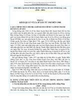sáng kiến kinh nghiệm tìm HIỂU LỊCH sử ĐẢNG bộ HUYỆN EA H’LEO TỈNH đắk lắk 