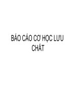 BÁO cáo cơ học lưu CHẤT 
