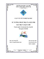 tư tưởng pháp trị của hàn phi giá trị và hạn chế