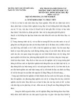 MỘT số PHƯƠNG án THÍ NGHIỆM 