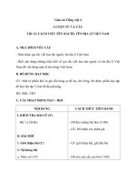 Giáo án tiếng việt 4 tuần 7 bài luyện từ và câu   cách viết tên người, tên địa lí việt nam 