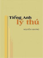 tiếng anh lý thú nguyễn văn phú