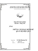 Những cách dạy mệnh đề quan hệ hiệu quả