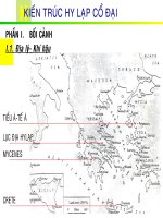 KIẾN TRÚC HY LẠP CỔ ĐẠI