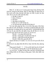 Kinh nghiệm toán THPT các bài toán liên quan đến đồ thị hàm số