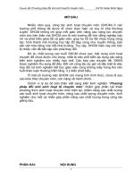 Phương pháp đổi mới sinh hoạt tổ chuyên môn