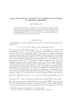 LOCAL POLYNOMIAL CONVEXITY OF GRAPHS OF FUNCTIONS IN SEVERAL VARIABLES