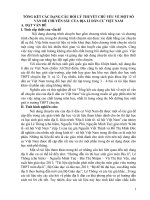 TỔNG kết các DẠNG câu hỏi lý THUYẾT CHỦ yếu về một số vấn đề CHUYÊN sâu của địa lí dân cư VIỆT NAM 