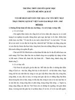 VẤN đề đoàn kết dân tộc QUA các tổ CHỨC mặt TRẬN TRONG LỊCH sử VIỆT NAM GIAI đoạn 1939   1945 