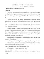 CHUYÊN đề PHẢN ỨNG OXI HOÁ – KHỬ 