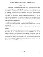 SỬ DỤNG PHÉP vị tự để GIẢI TOÁN HÌNH học PHẲNG 