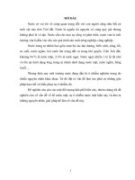 BÀI tập CẤU TẠO VỀ NƯỚC VÀ SỰ Ô NHIỄM NƯƠC