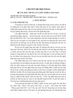 ĐỀ TÀI đặc TRƯNG của CHỦ NGHĨA LÃNG mạn