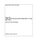 MỘT số bài TOÁN QUY HOẠCH ĐỘNG THIÊN về CÔNG THỨC TOÁN 