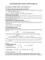 CHUYÊN đề HIỆN TƯỢNG cảm ỨNG điện từ 