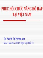 Phục Hồi Chức Năng Hô Hấp Tại Việt Nam