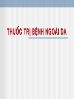 Bài Giảng Thuốc Trị Bệnh Ngoài Da