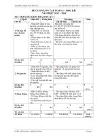 Đề cương ôn tập toán lớp 6 trường THCS nguyễn du   bà rịa