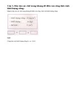 Câu 3 trang 37 - Sách giáo khoa vật lí 6