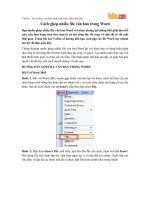 Cách ghép nhiều file văn bản trong Word