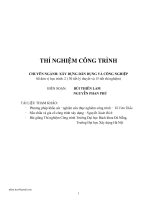 giáo trình thí nghiệm công trình 