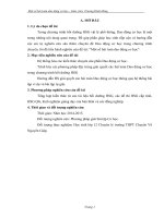 Một số bài toán dao động cơ học SKKN2015