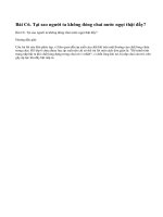 Bài C6 trang 61 sgk vật lí 6