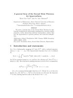 A general form of the Second Main Theorem for hypersurfaces