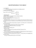 CHUYÊN đề SINH lý TUẦN HOÀN 