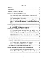 Xây dựng chương trình quản lý kết quả học tập trường THPT võ nhai – thái nguyên