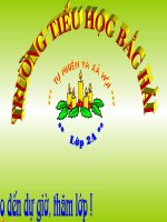 Bài giảng Cây sống ở đâu  tnxh lớp 2