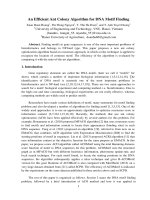 An Efficient Ant Colony Algorithm for DNA Motif Finding