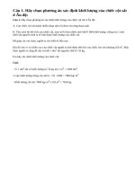 Câu 1 trang 36 - Sách giáo khoa vật lí 6