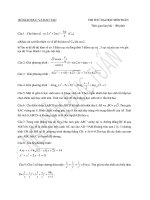 đề thi thử môn toán 2016