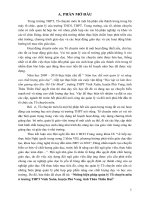 Những biện pháp quản lý tổ chuyên môn ở trường THPT vinh xuân