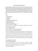 Bản kế hoạch kinh doanh