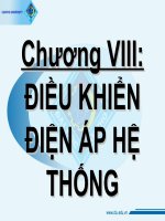CHƯƠNG VII điều KHIỂN điện áp hệ THỐNG 