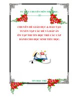 CHUYÊN ĐỀ GIÁO DỤC  ĐÀO TẠO  TUYỂN TẬP CÁC ĐỀ VÀ ĐÁP ÁN  ÔN TẬP THI TIN HỌC TRẺ CÁC CẤP  DÀNH CHO HỌC SINH TIỂU HỌC.
