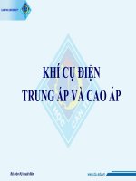 KHÍ cụ điện TRUNG áp và CAO áp 