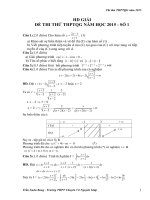 10 đề thi thử THPT quốc gia và hướng dẫn